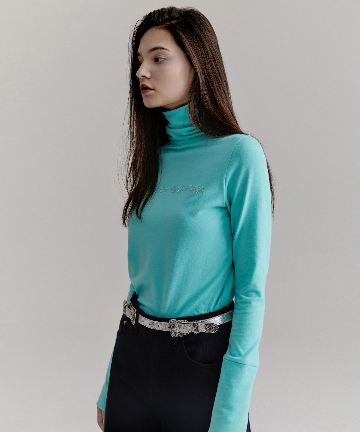 Onneu Something Soft Turtleneck - Mint Free