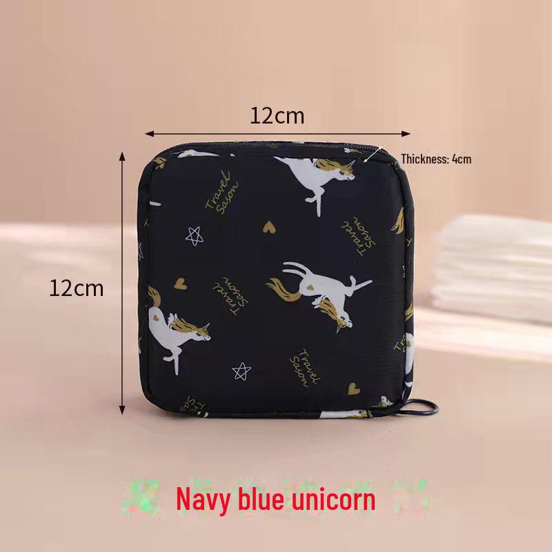 

Большая вместительная сумка для хранения гигиенических салфеток и помады с милым мультяшным рисунком 12*12*4 cm