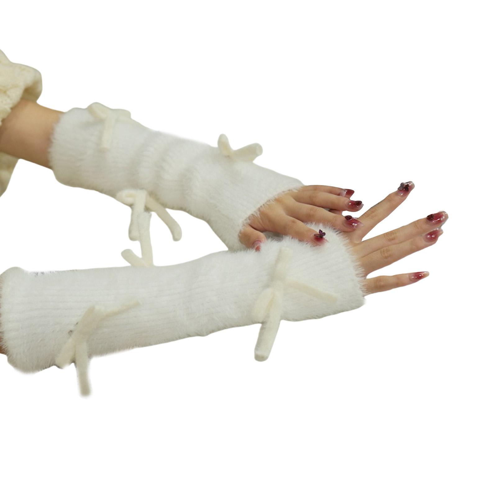 

Панк Перчатки без пальцев Пушистые перчатки на запястье Свадебные гетры на запястье Перчатки для Хэллоуина Маскарадов Выпускных вечеров Перчатки белый