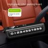Multi-functional parking number plate, parking and moving phone, window breaker, car-mounted moving phone plate Accessories