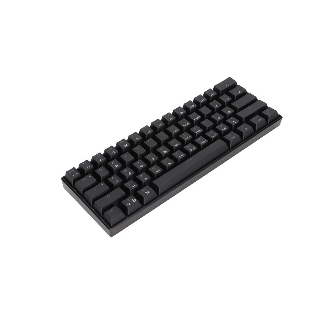 Mechanical Keyboard 61 Keys Color Mixing Ergonomic Design Quick Response Type C Wired