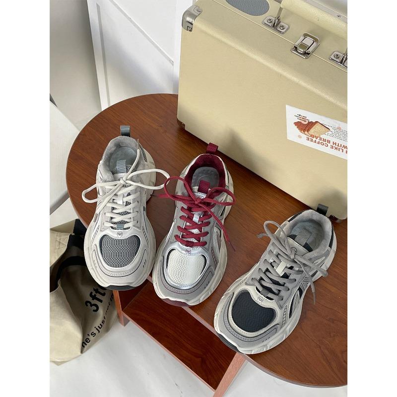 Winter new thick-soled velvet dad shoes design casual shoes 31401
