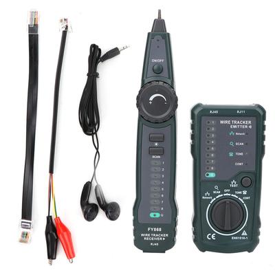 ViaGasaFamido Network Cable Tester RJ45 RJ11 Lan Wire Tracker Kit Tester & Calibrator