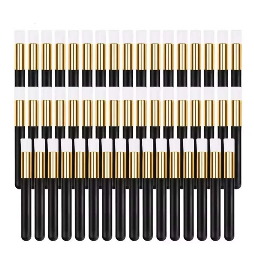 Soft Bristles Eyelash Cleaning Brush Dual-Ended Eyelash Extension Brush Facial Cleansing