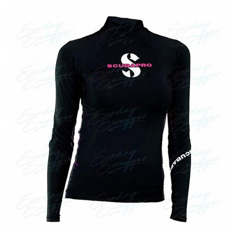 SCUBAPRO Women s Long-Sleeved Outdoor Sports Ultraviolet Swimsuit Surfing Suit Shirt Top XS