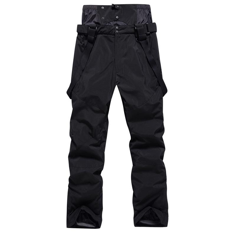 Youth Snowboard Double-layer Waterproof Windproof Warm Ski Pants