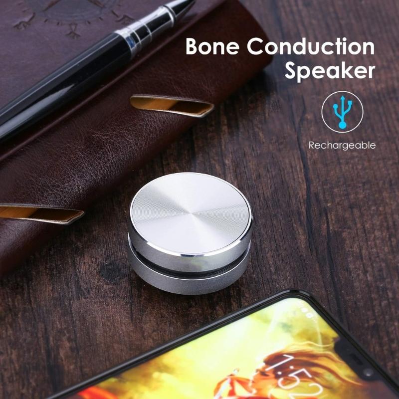 Wireless Speaker Bone Conduction Bass Technology Suction Cup Magnetic Base Designing For Outdoor Travel Home Bathroom