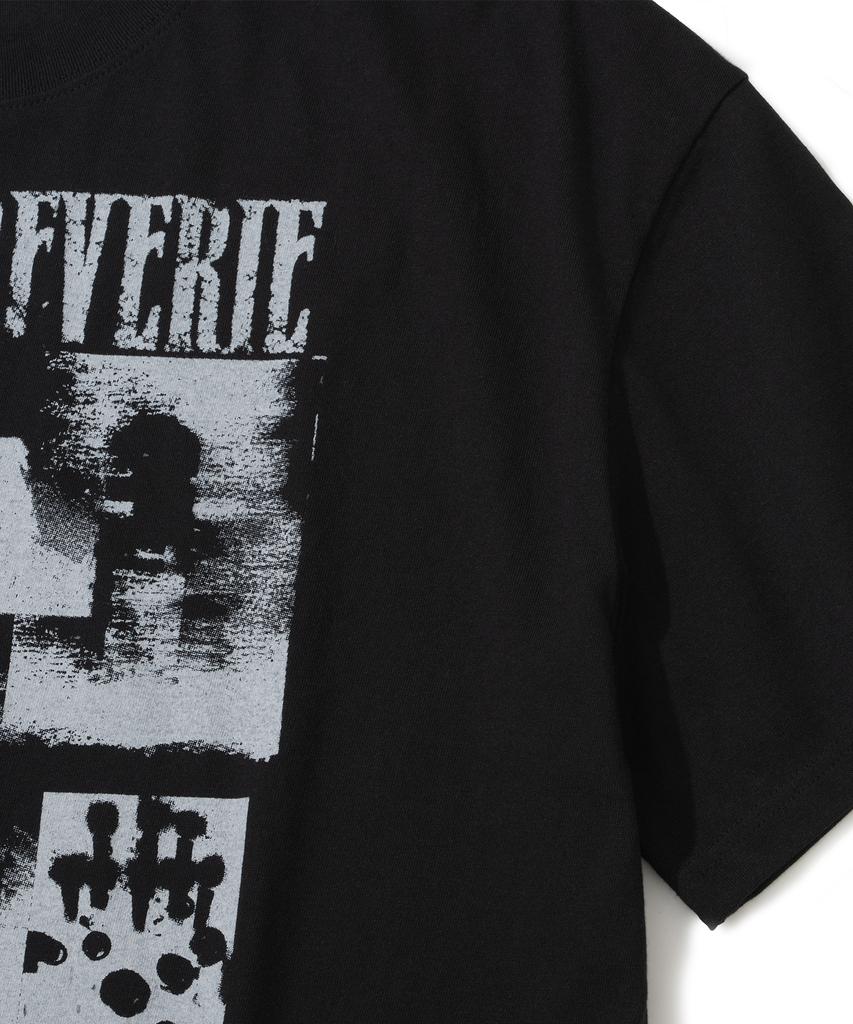NOT4NERD Fragmented Self Loose Cropped T-Shirts - Black