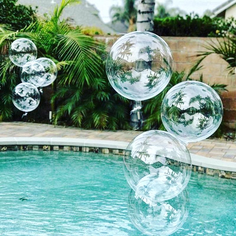 HD Transparent Bobo Balloons - 12, 18, 36-inch for Birthday, Wedding, Party Decorations 12-inch Regular Bobo Ball