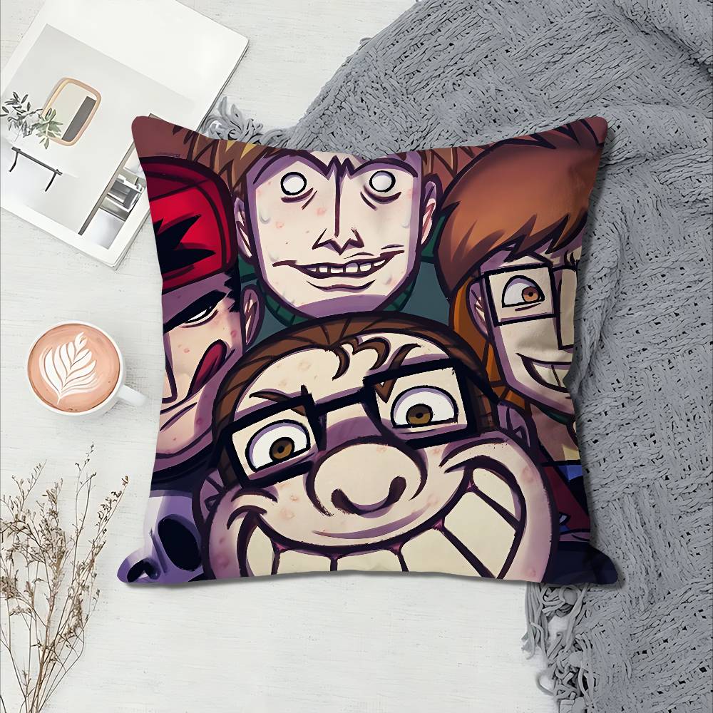 The EEltingville CClub Anime Celebrity Merchandise AllMatch Printed Pillow Case Sofa Car Office Room Decoration Protector
