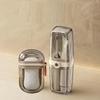 Light Luxury Travel Set, Portable Soap Basin & Toothbrush Holder with Oval Design, Durable Plastic Camping Bathroom Accessories