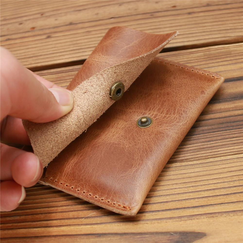 Bolsa para tarjetas cartera de hombre simple retro casual tarjetero