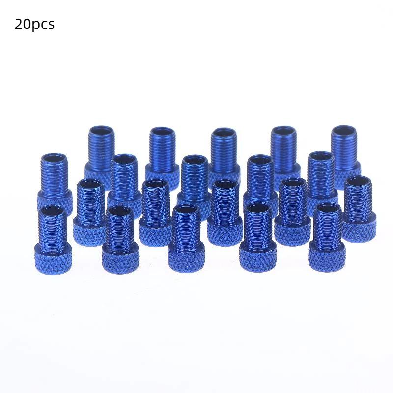 20pcs Bicycle Valve Pump Converter Adapter Presta To Schrader Convert Nozzle Inflation Adaptor F/V To A/V Bike Valve Adapter