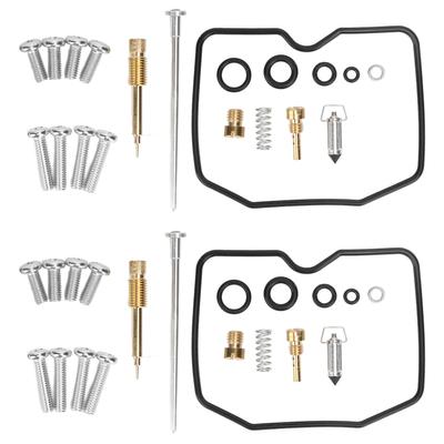 2 Sets Motorcycle Carburetor Rebuild Repair Kit Replacement for Vulcan 500 EN500C LTD 1996?2009