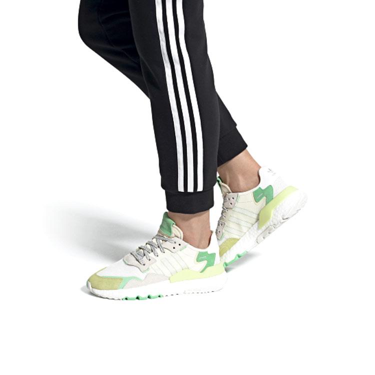 Adidas Originals Nite Jogger 'White Yellow Green' Women's FY3104