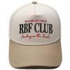 RBF CLUB Truck Driver Hat Embroidery Retro Color Matching Baseball Cap European and American Men's and Women's Casual Hat Tide