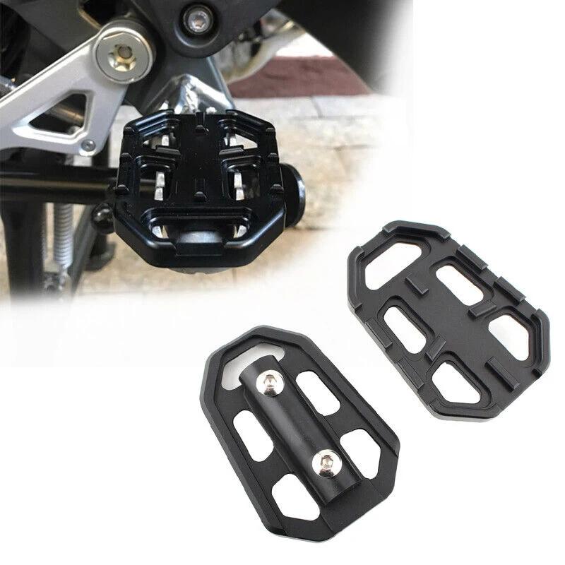 Fits for BMW R1200GS 2013-2017 1 Pair CNC Foot Peg Extender Pedal Rest Titanium &Black Motorcycle Parts G310GS S1000XR