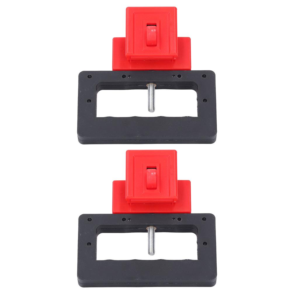 2PCS Clamp On Circuit Breaker Tagout Device Blade Teeth Bite Design Circuit Breaker Lockout Device