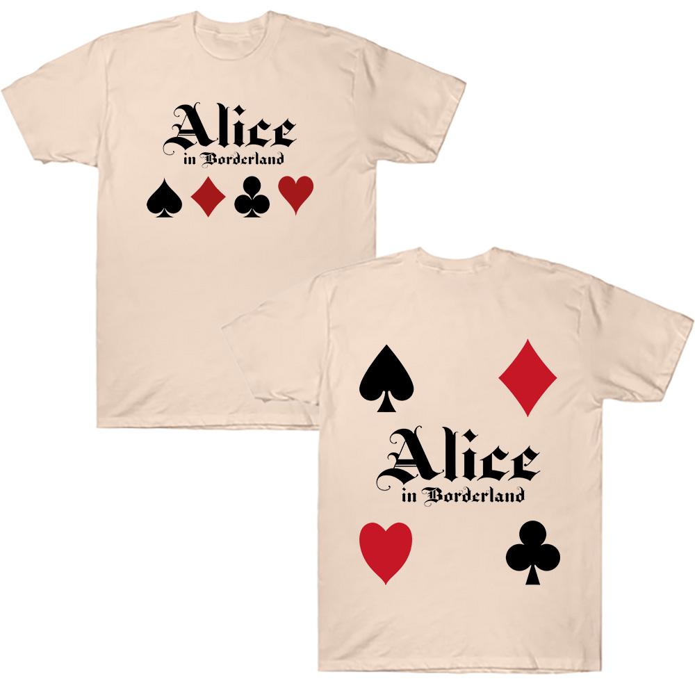 

Alice in Borderland Cotton T Shirts Women Men Harajuku Anime Tee Alice in Borderland 3 Clothing High Street Short Sleeve Summer 4XL