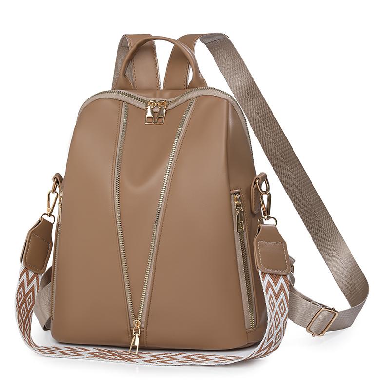 

Рюкзак с узором личи, женский рюкзак большой вместимости, студенческий рюкзак хаки