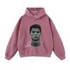 Autumn/Winter 420G Street Football Print Heavyweight Pullover Hoodie