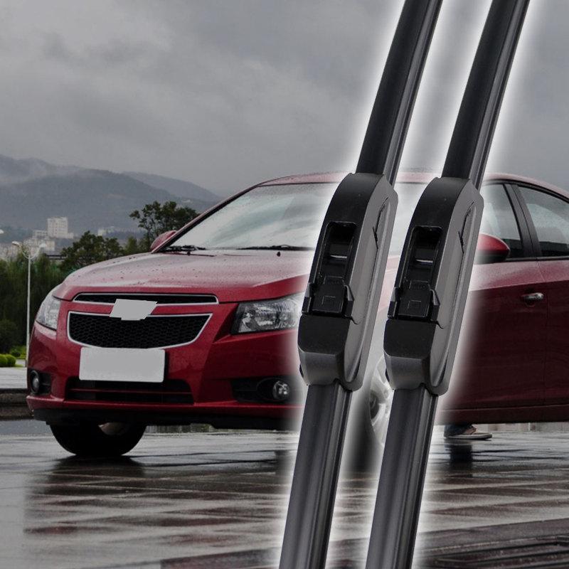 Car Wiper RHD & LHD Front Wiper Blades 18"+24" for Chevrolet CRUZE 2016- Fit Push Button Windshield Windscreen Front Window