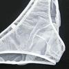 Pánské kalhotky Středně vyvýšené Transparentní vysoce strečový design Prodyšné hladké linie Boxerské kalhotky Průhledné spodní prádlo