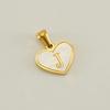 High-Quality Stainless Steel Heart Letter Pendant Necklace - Trendy Ins Style Clavicle Chain