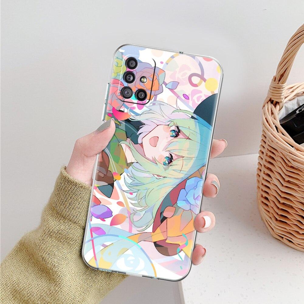 Anime TouHou Project Girl Phone Case For Samsung Galaxy A51 A71 A21S A12 A11 A31 A41 A52 A32 5G A72 A01 A50 A70 Soft Clear Cover