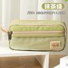 Pencil Case Large Capacity Pencil Pouch 3 Layers Zipper Pen Bag Office Stationery Organizer Simple Sturdy Transparent Pencil Bag