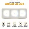 Auto Motion-Sensing LED Night Light - Wireless Stick-On Wall Lamp for Stairs/Cabinet/Bathroom, Battery Powered & Energy Saving