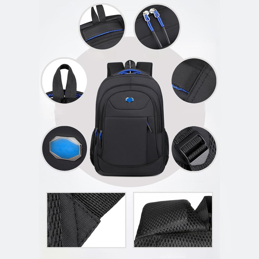Men's Backpack Oxford Waterproof Backpack Business Computer Bag Leisure Travel Backpack High School Student Backpack-YXC