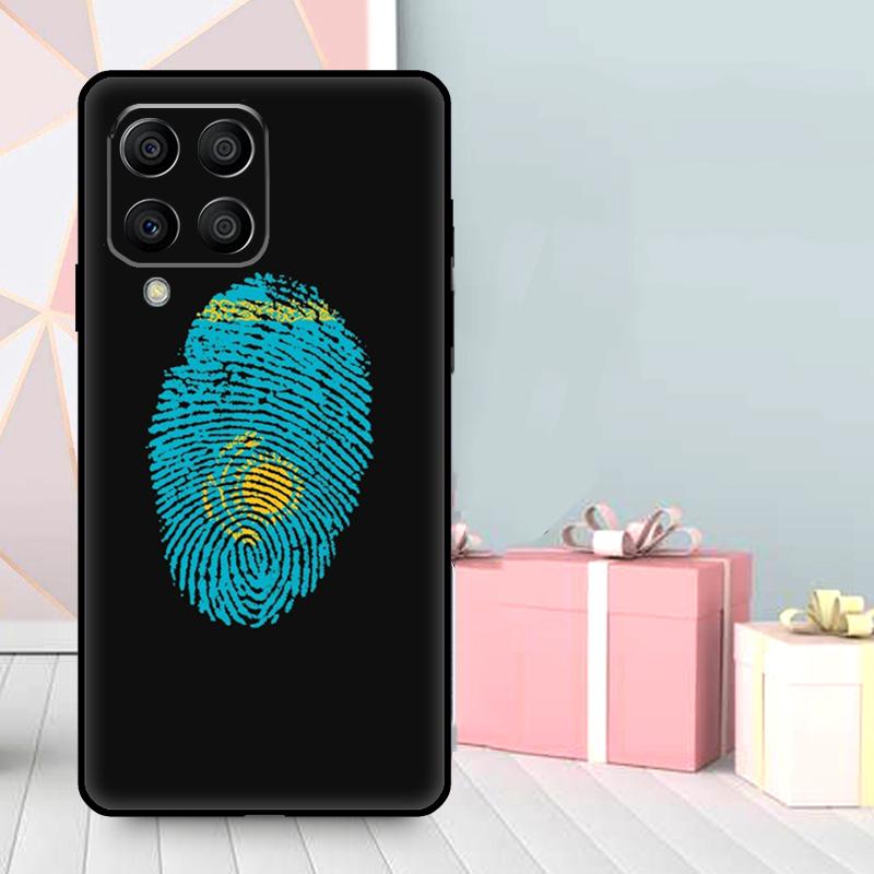 Kazakhstan Flag Case For Samsung Galaxy M06 M11 M31 M14 M34 M54 M12 M32 M52 M15 M13 M16 M36 M56 M53 M35 M55