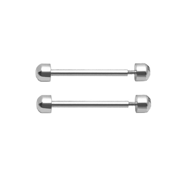 

2Pcs Watch Strap Screw Tube Rods Friction Pin Clasp Bracelet Fixng for Wristband 16mm срібний