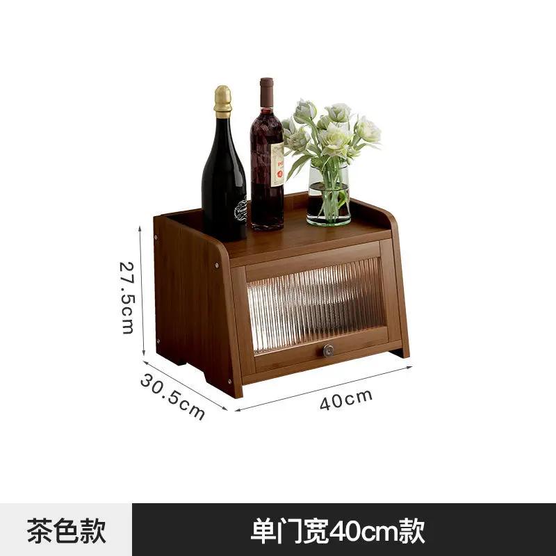 

Кухонный деревянный ящик для хранения Couvert Chocolate Snack Bread Box Food Storage Craft Paneras Para Pan Kitchen Organizer