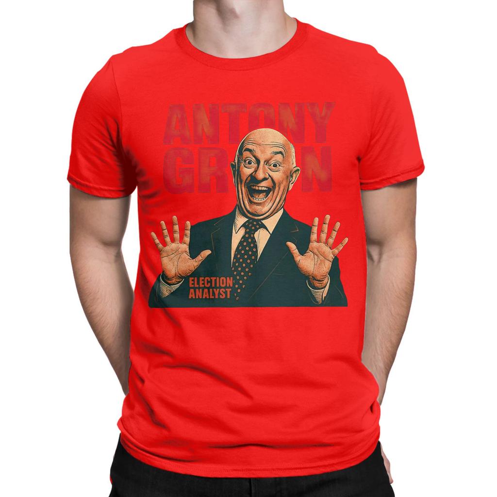 Men's Antony Green Vintage T Shirt  Pure Cotton Clothing Vintage Short Sleeve Crewneck Tee Shirt Unique T-Shirt