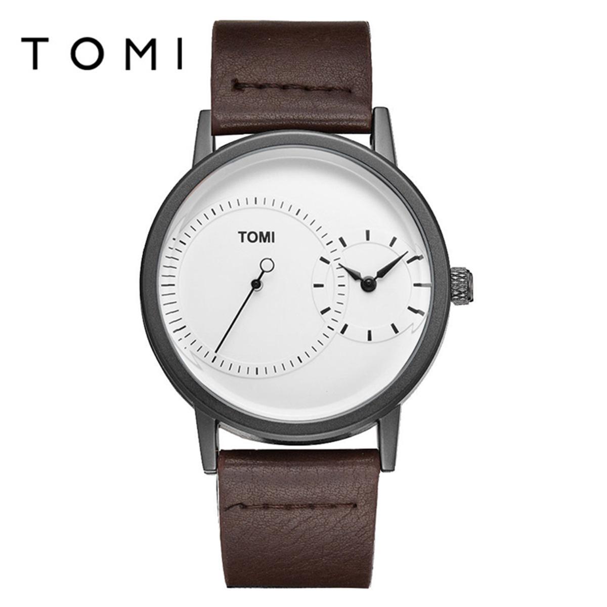 [] Tomi Temi Two-And-A-Half-Needle Fashionable Simple Watch Men S And Women S Creative Harajuku Quartz Watch