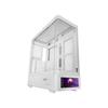 Mars Gaming MC-LCDPRO ATX Case White 7.2" IPS LCD Screen Tempered Glass