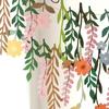 Long Leaves Flower Banner Children's Room Hanging Pendants Spring Window Happy Birthday Party Decorations Flower Photography