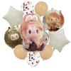 Palloncino in Lamina di Alluminio Labubu Set Decorativo per Festa di Compleanno Labubu Stand