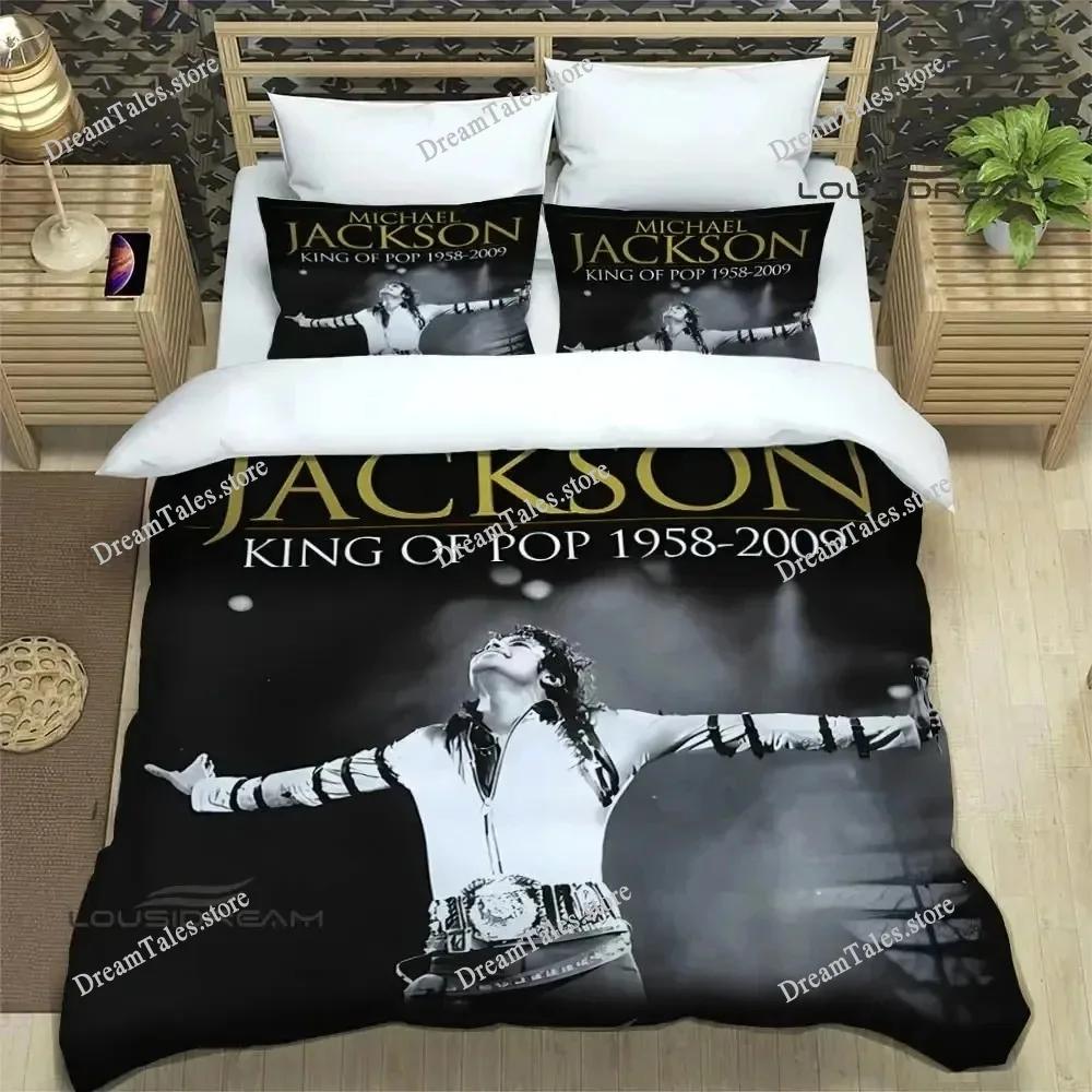Michael Jackson Bedding Set Single Twin Full Queen King Size Bed Set Aldult Kid Bedroom Duvetcover Sets Bed Sheet Set 2025741