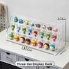 Large Capacity Acrylic Display Stand Cute Particle Multi-layer Separation  Figurines Home Desktop Display Rack Organizer