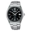 Seiko Selection SBTM351 Men's Watch - Made in Japan - Solar Radio Sync - Date Calendar - Black Dial - Stainless Steel
