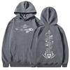 Anime Jojo Bizarre Adventure Hoodies Killer Queen Manga Graphic Hooded Sweatshirt Men Women Casual Long Sleeves Fleece Pullovers