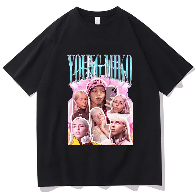 Mladá Miko Tričko Unisex Móda Ležérní Krátký Rukáv Letní Jarní Tričko Bavlna Měkké Vysoce Kvalitní Oblečení Tričko Streetwear