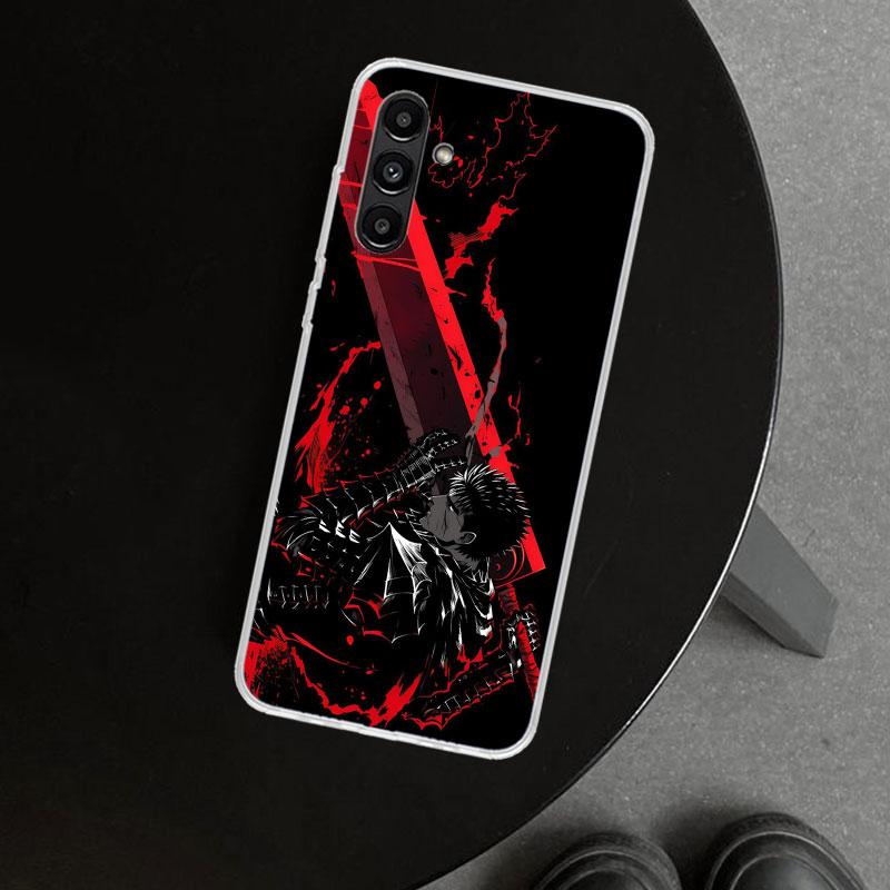 Guts B-Berserks Anime Phone Case Cover for Samsung Galaxy A17 A16 A26 A36 A56 A57 A37 A15 A25 A35 A55 A14 A24 A34 A54 A13 A23 A3