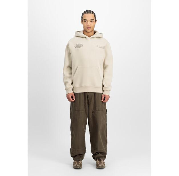Толстовка с капюшоном Alpha Industries World Logo Backprint Hoodie