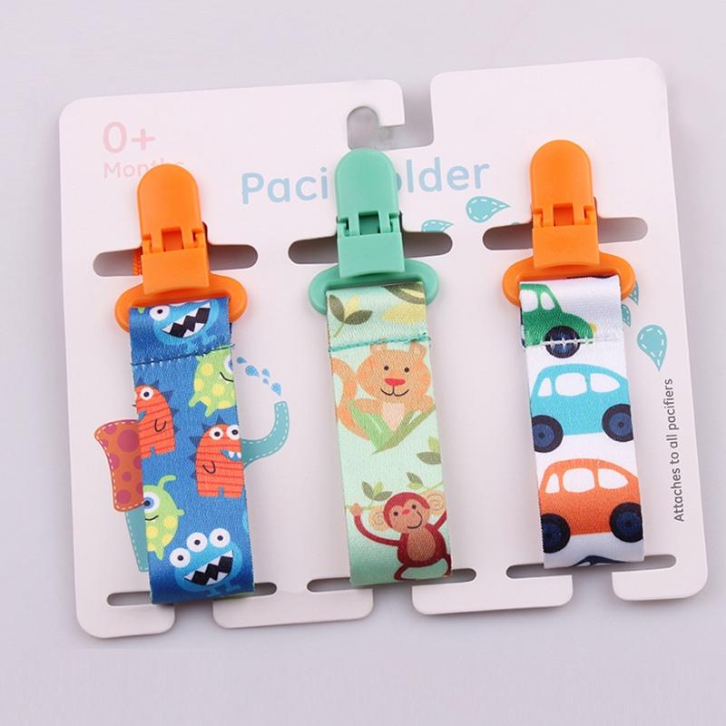 Ins Style Verdicktes Baby Schnullerketten Set, 3er-Pack mit Beißspielzeug