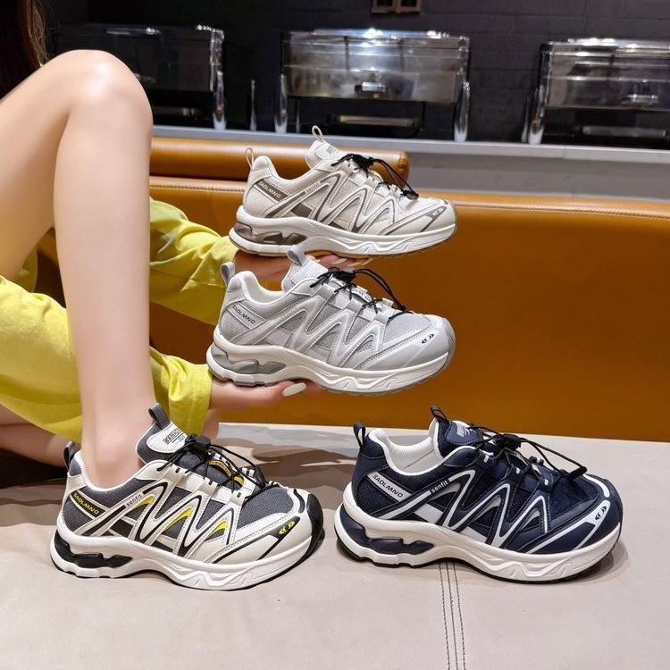 Spring and summer new thick-soled heightening dad shoes women's small women's shoes versatile running casual sports shoes