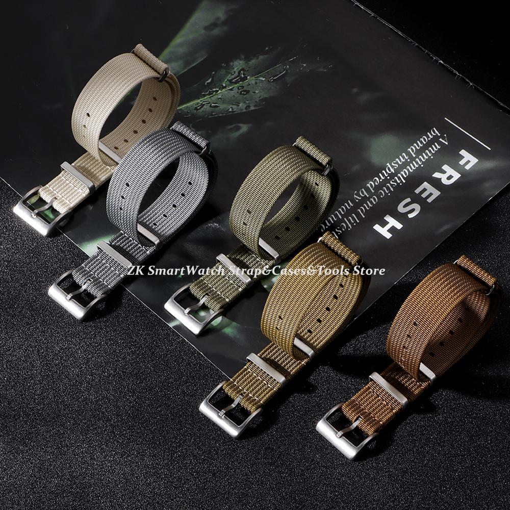 Nový žebrovaný nylonový řemínek k hodinkám Nylonový řemínek k hodinkám 18 mm 20 mm 22 mm pro Omega Příslušenství k řemínkům k hodinkám pro vojenské řemínky k hodinkám Náramky